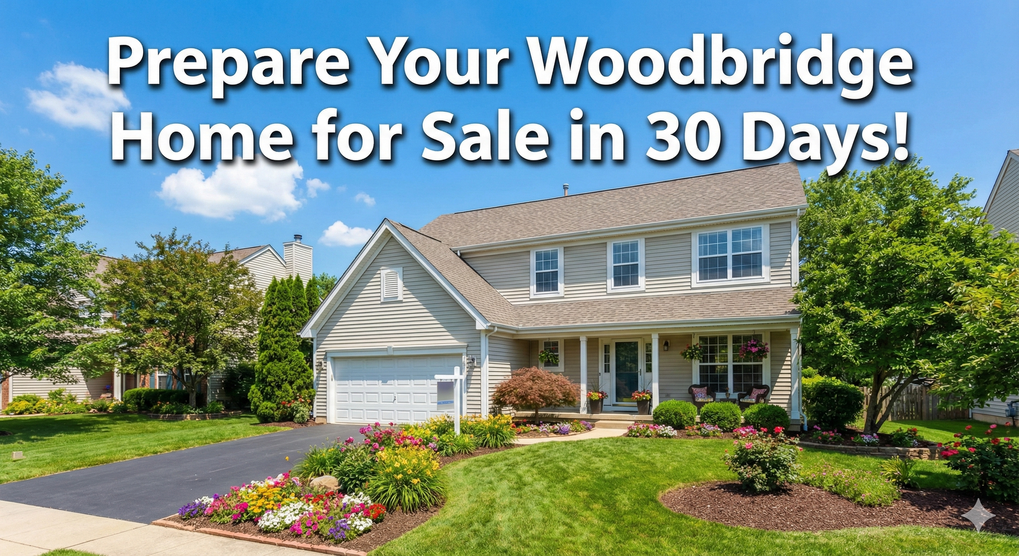 How can I prepare my Woodbridge, VA home for sale in 30 days or less with a checklist from Johnny Sarkis?