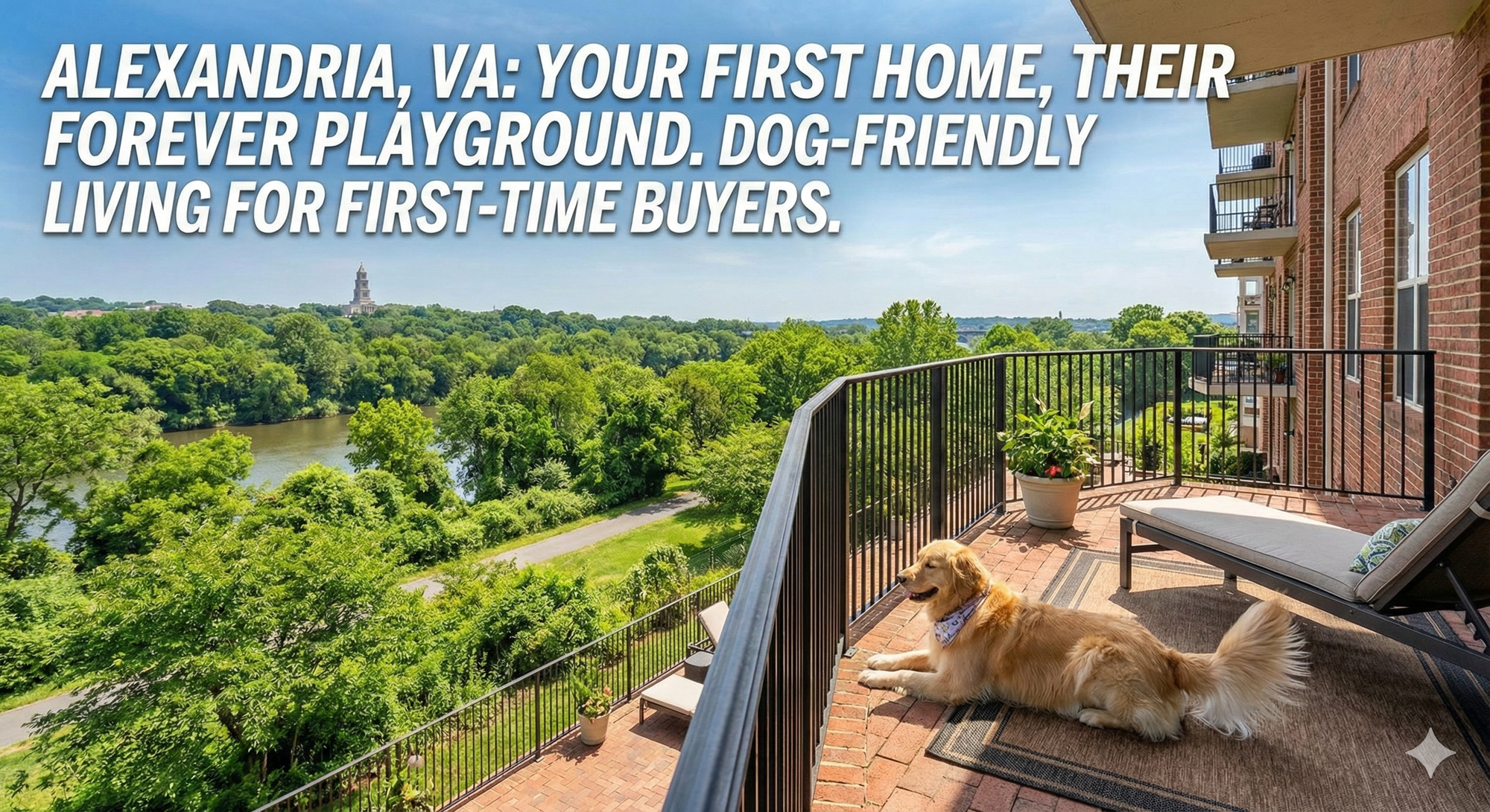 Dog Friendly Condos with Private Outdoor Space in Alexandria, VA