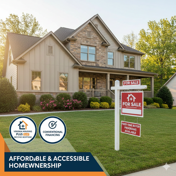 Virginia Housing Plus Second Mortgage vs Conventional Program