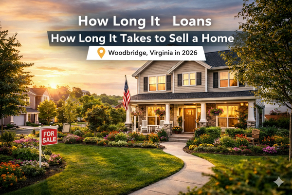 How Long It Takes to Sell a Home in Woodbridge, Virginia in 2026